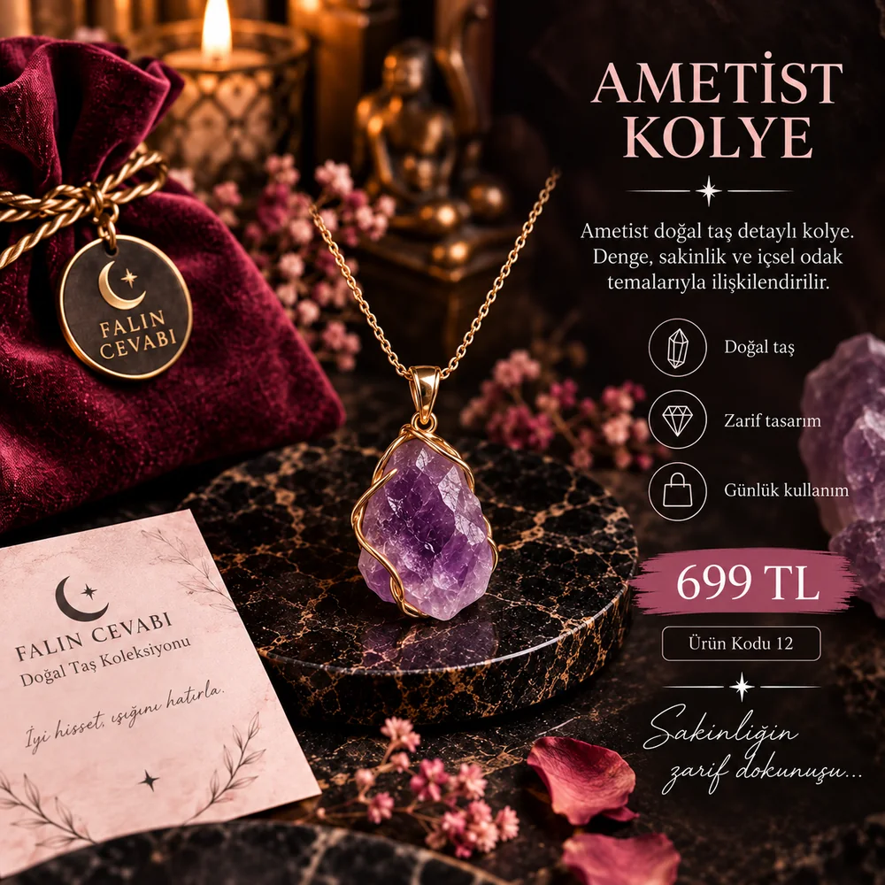 Ametist Kolye